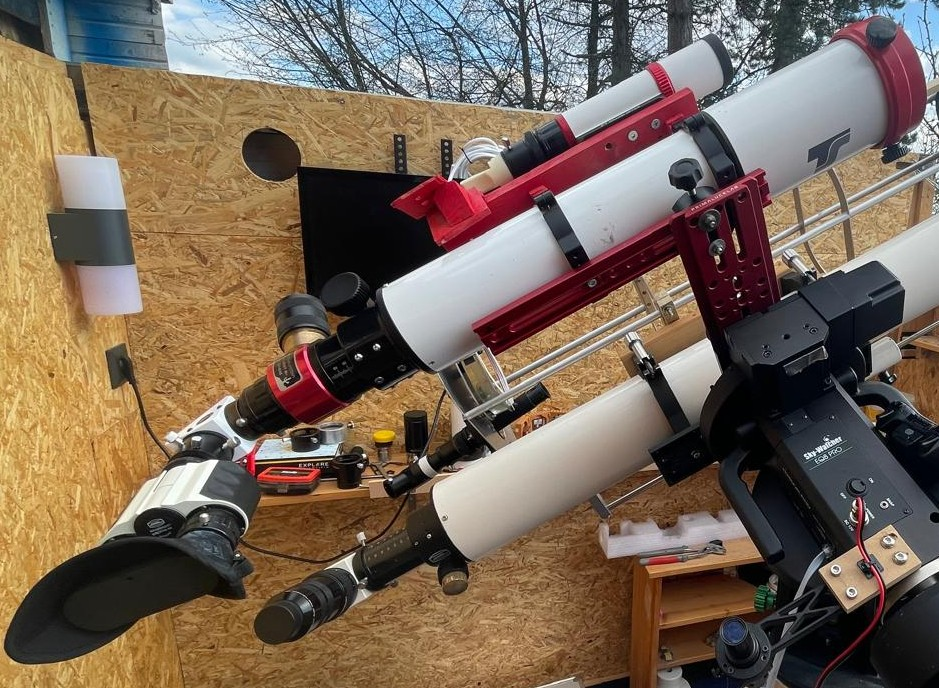 Lunt Umbau H-Alpha Filtersystem