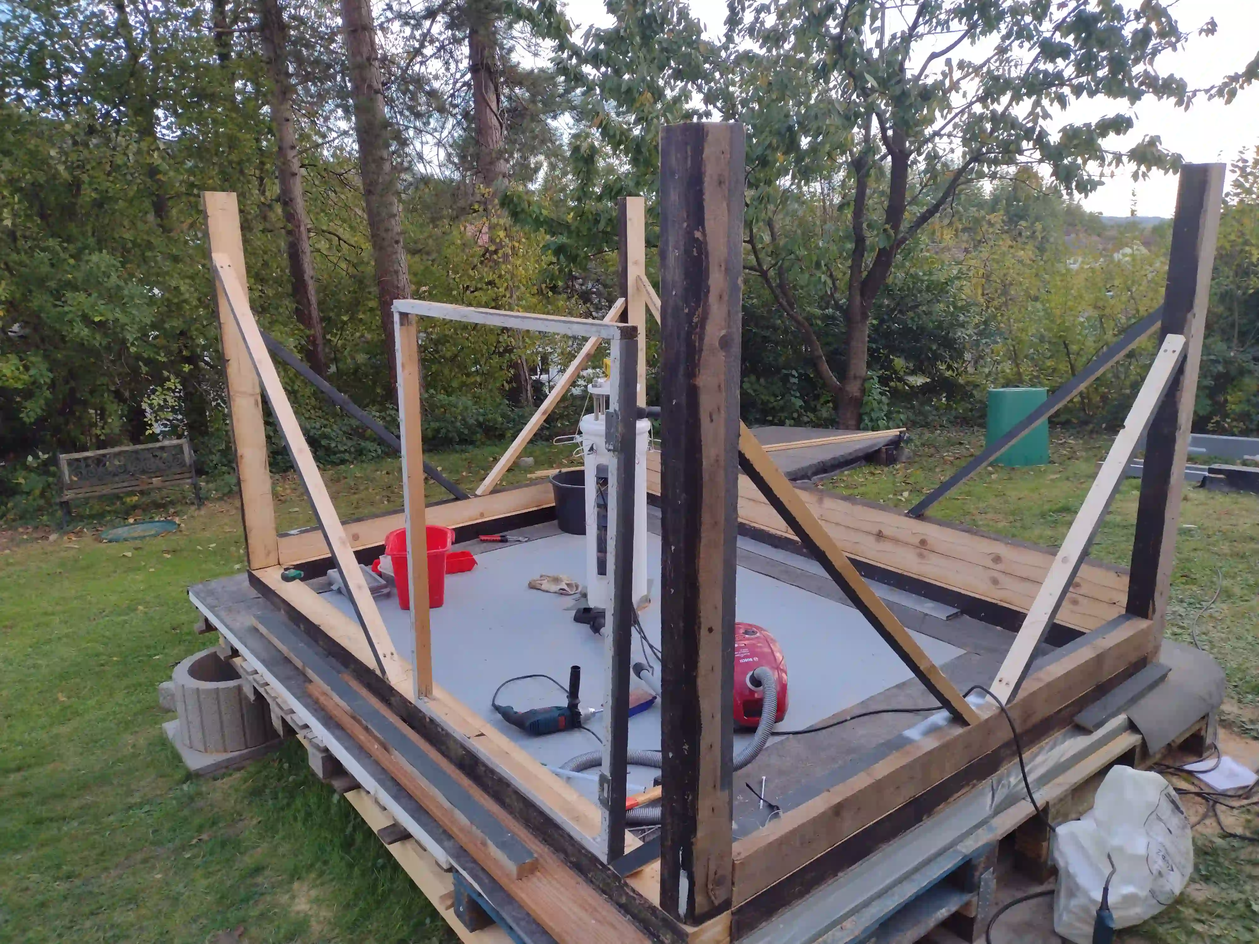 Bau HÃ¼tte Phase 2 Bild 01