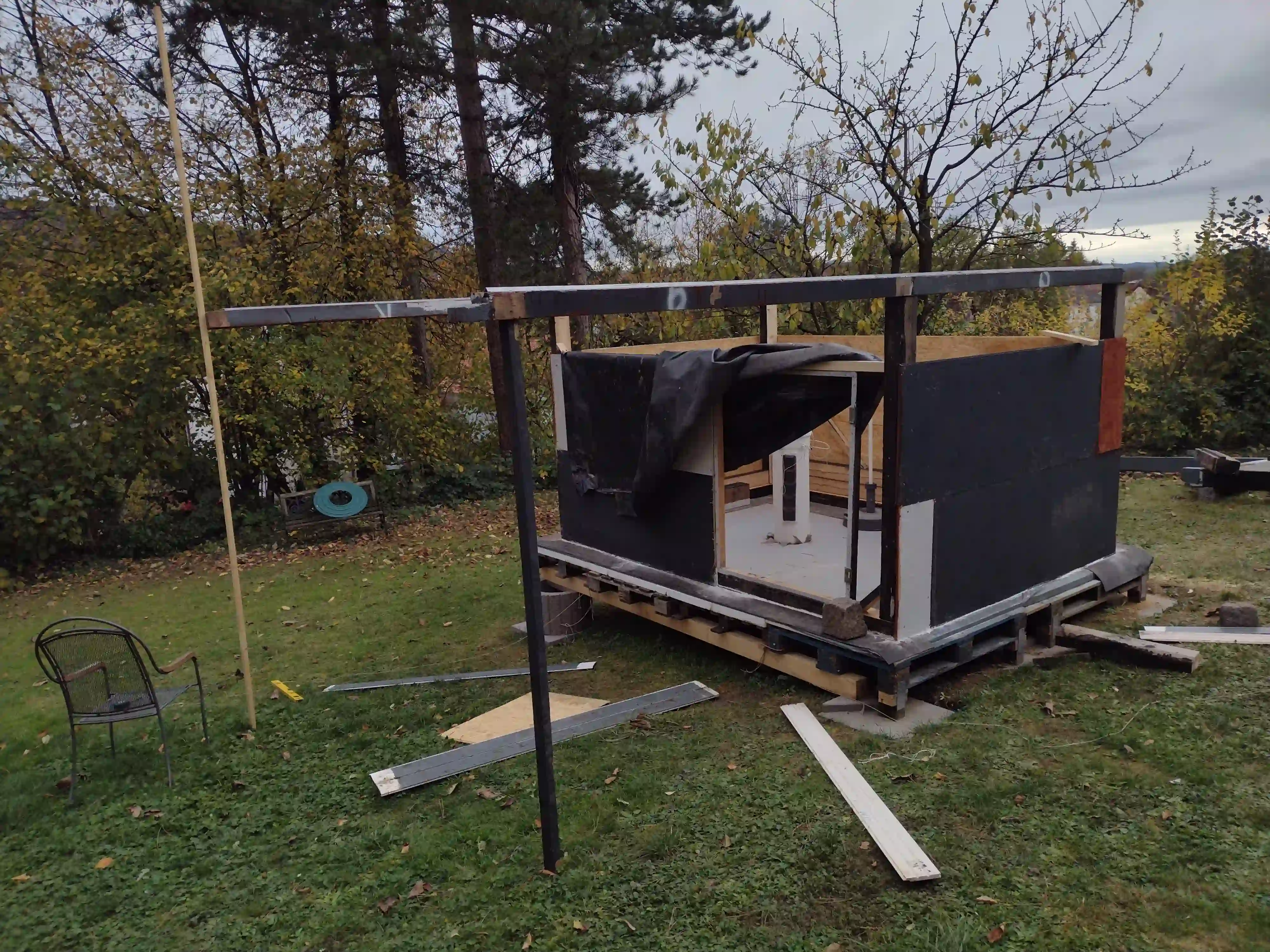 Bau HÃ¼tte Phase 2 Bild 04